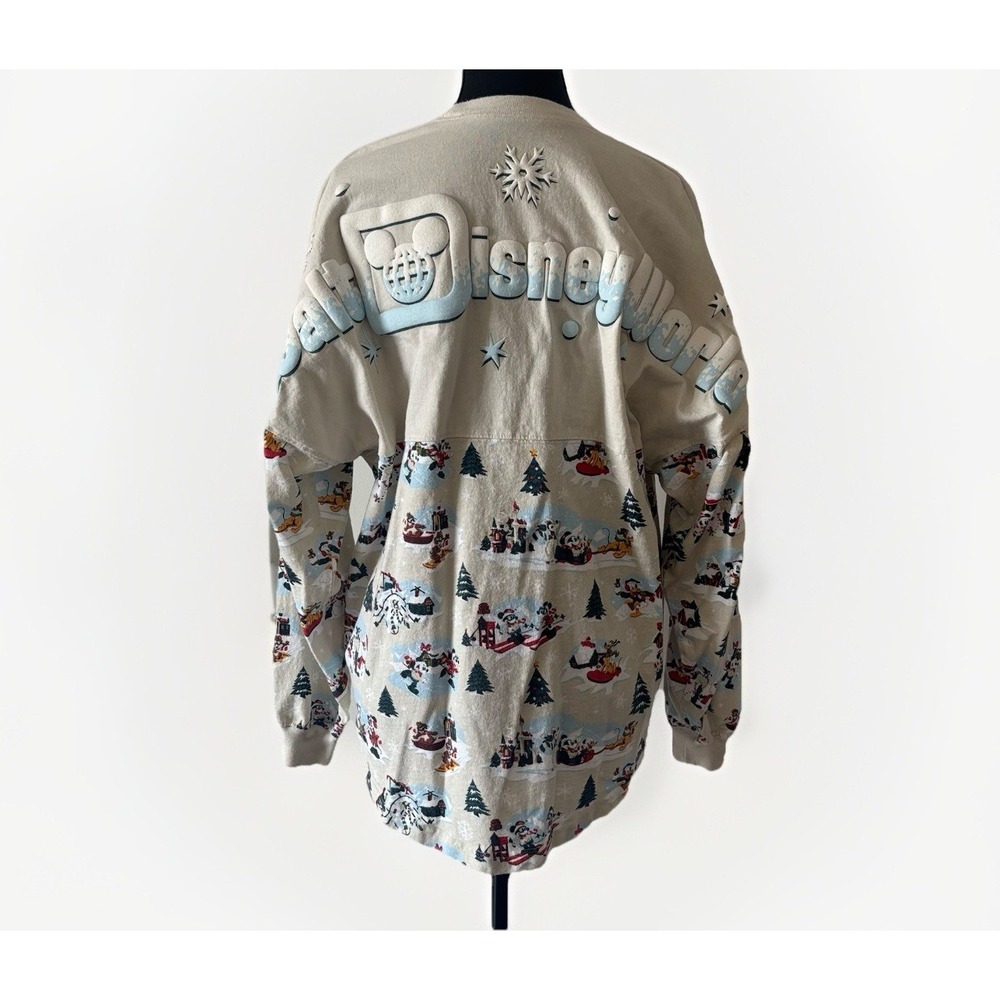 Disney Parks Mickey Holiday Christmas Spirit Jersey‎ Holiday Adult Size Small